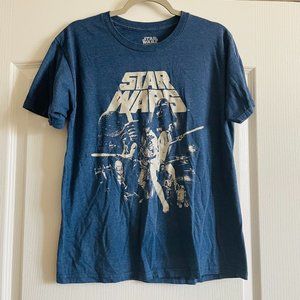 Star Wars Darth Vader Luke Leia R2D2 Unisex Cotton Tshirt Size M